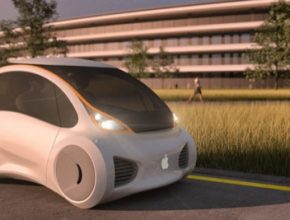 auto elektromobil robotický Apple Hyundai