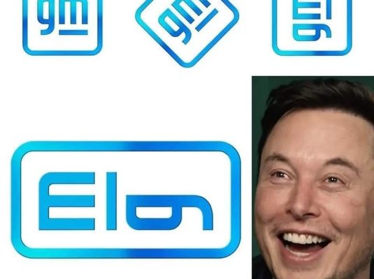 auto GM nové logo Elon Musk
