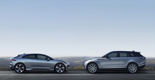 Jaguar I-Pace a Range Rover Velar