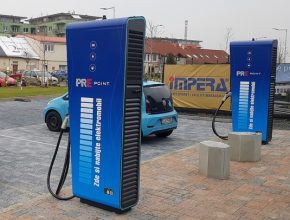 rychlonabíjecí stanice PRE Lidl Praha