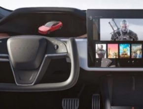 auto elektromobil Tesla Model S refresh facelift The Witcher III