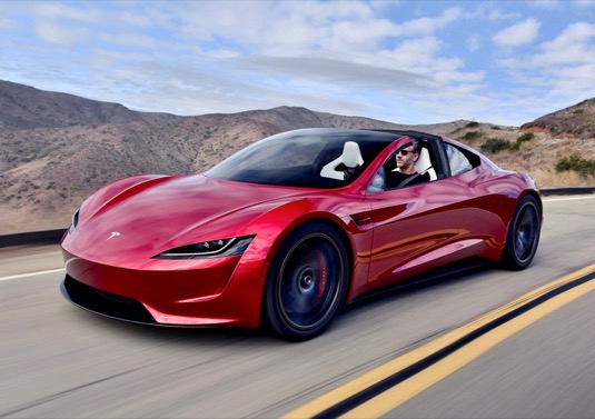 auto elektromobil Tesla Roadster nová generace