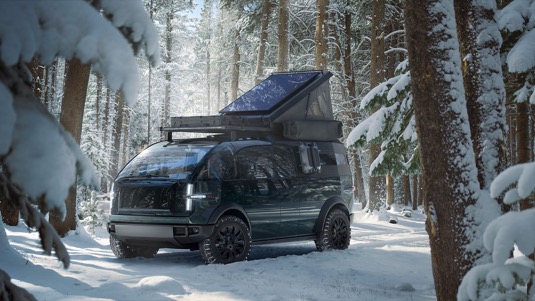 Canoo pick-up truck elektromobil