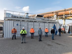 Největší vysokoteplotní elektrolyzér na světě spustil Sunfire v Salzgitteru.