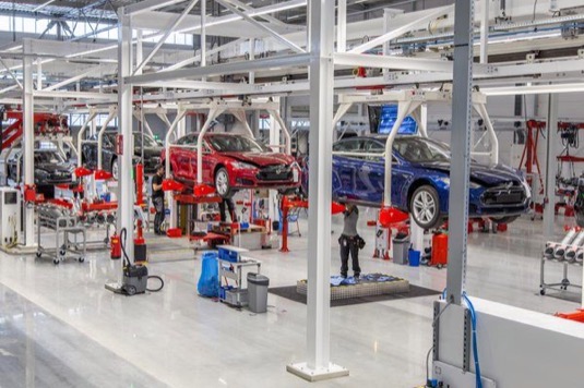 auto elektromobil výroba elektromobilů Tesla Model S Model XY