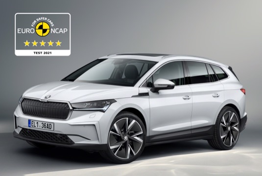 auto Škoda Enyaq iV elektromobil test bezpečnosti