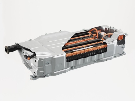 Baterie do hybridní Toyoty. Ilustrační foto.