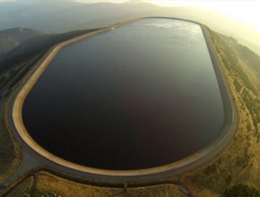Přečerpávací elektrárna Dlouhé stráně - horní nádrž
