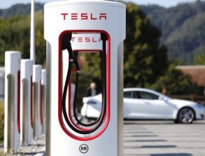 nabíjecí stanice Tesla Supercharger