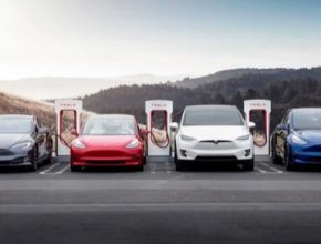 auto elektromobily Tesla Model 3, Model Y, Model Sa Model X