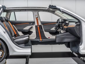 Škoda Auto, eko materiály, inovační inkubátor, řez, Škoda Octavia