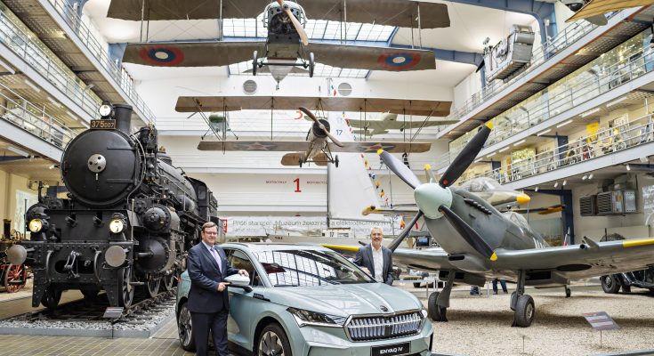 elektromobil Škoda Enyaq iV Národní technické muzeum