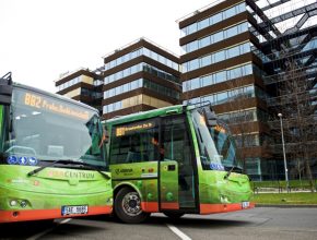 elektrobusy ČEZ Praha Brumlovka elektrický autobus
