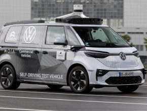 Volkswagen ID Buzz AD1 elektromobil robotické auto taxi