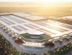 Gigatovárna Gigafactory Tesla Berlín Grunheide výroba elektromobilů