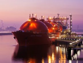 Loď Arctic Princess určená pro přepravu LNG, tedy zkapalněného zemního plynu. Podobné by měly v budoucnu přepravovat také zkapalněný vodík. foto: Gate LNG
